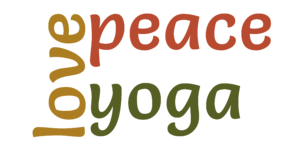 Peace, Love, Yoga, / színes /